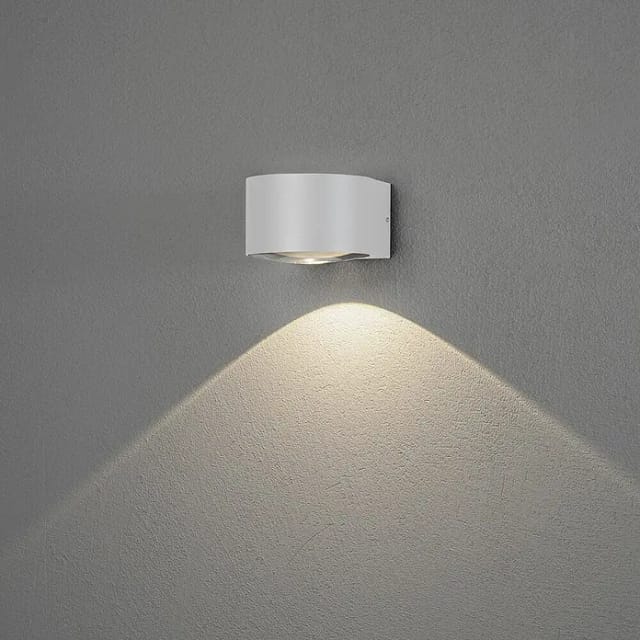Konstsmide Außenleuchte »Gela«, 6 W, BxHxT 11 x 6,5 x 15,5 cm, inkl. Leuchtmittel - weiss
