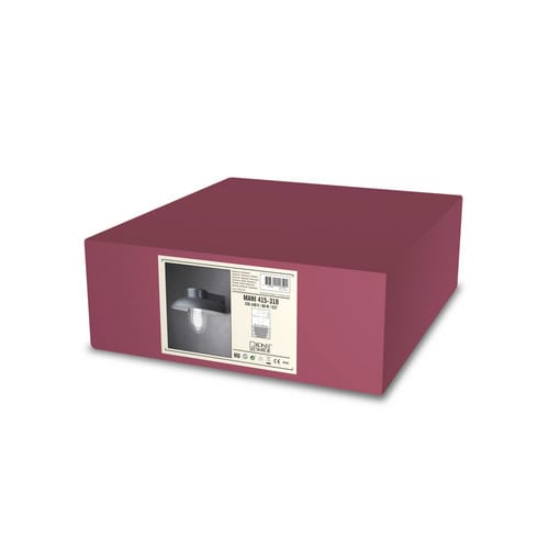 Konstsmide Außenleuchte »Mani«, 60 W, BxHxT 29 x 21 x 31 cm, ohne Leuchtmittel - grau