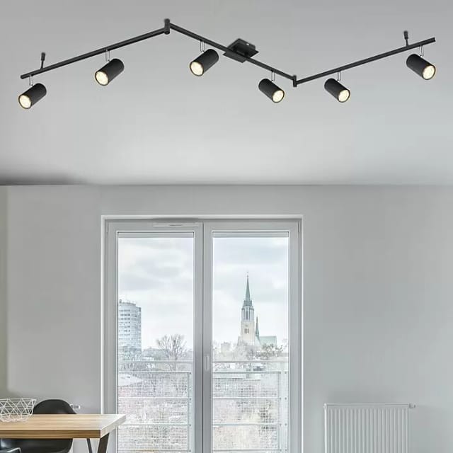 GLOBO LIGHTING Strahler »ROBBY«, Höhe: 185 mm, 35 W, Metall, für Innenbereich - schwarz
