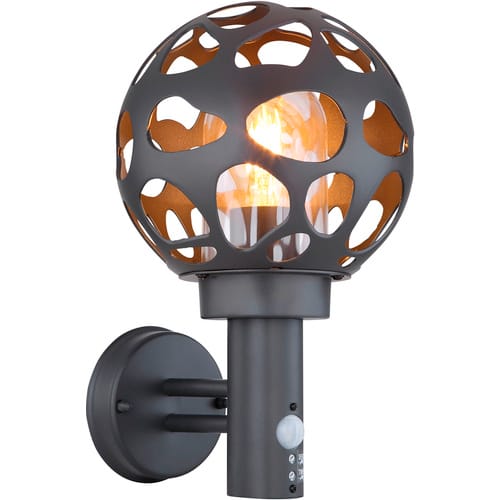 GLOBO LIGHTING Außenleuchte »Hilario«, 15 W - grau