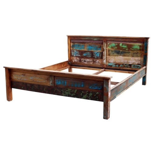 SIT Holzbett »Riverboat«, BxL: 190 x 220 cm, Altholz - bunt