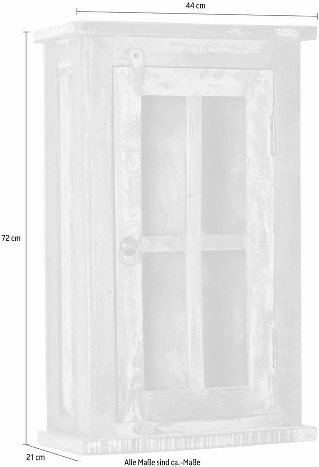 SIT Badhängeschrank »RIVERBOAT«, BxHxT: 44 x 72 x 21 cm, Altholz - bunt