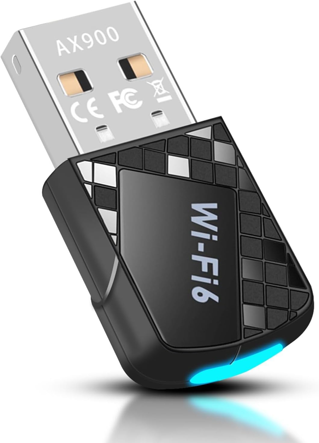 Wlan-dongle Für Pc, Ax900 Wifi6 Usb-wlan-adapter, Dualband 2,4 Ghz/5 Ghz, 2 Dbi Interne Antenne, Kompatibel Mit Windows 11/10/8.1/8/7, Usb-wlan-adapter Für Pc/desktop/laptop