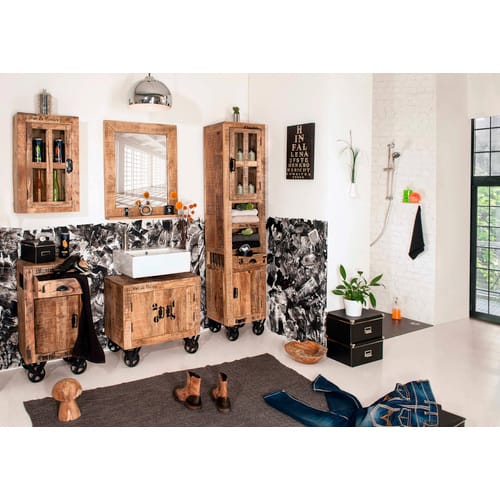 SIT Spiegel »RUSTIC«, BxH: 67 x 80 cm, rechteckig - braun