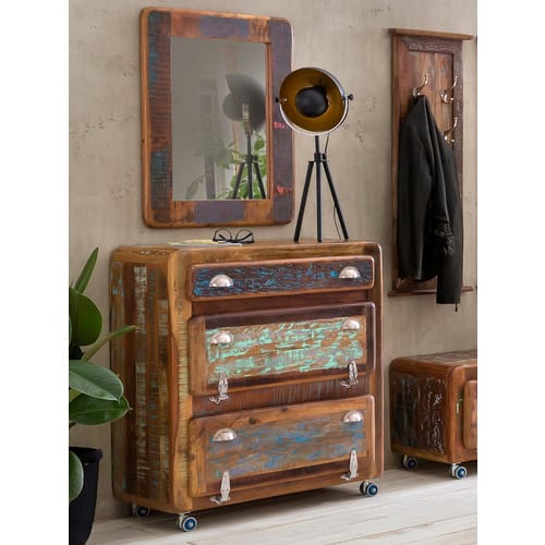 SIT Spiegel »FRIDGE«, BxH: 60 x 80 cm, rechteckig - braun