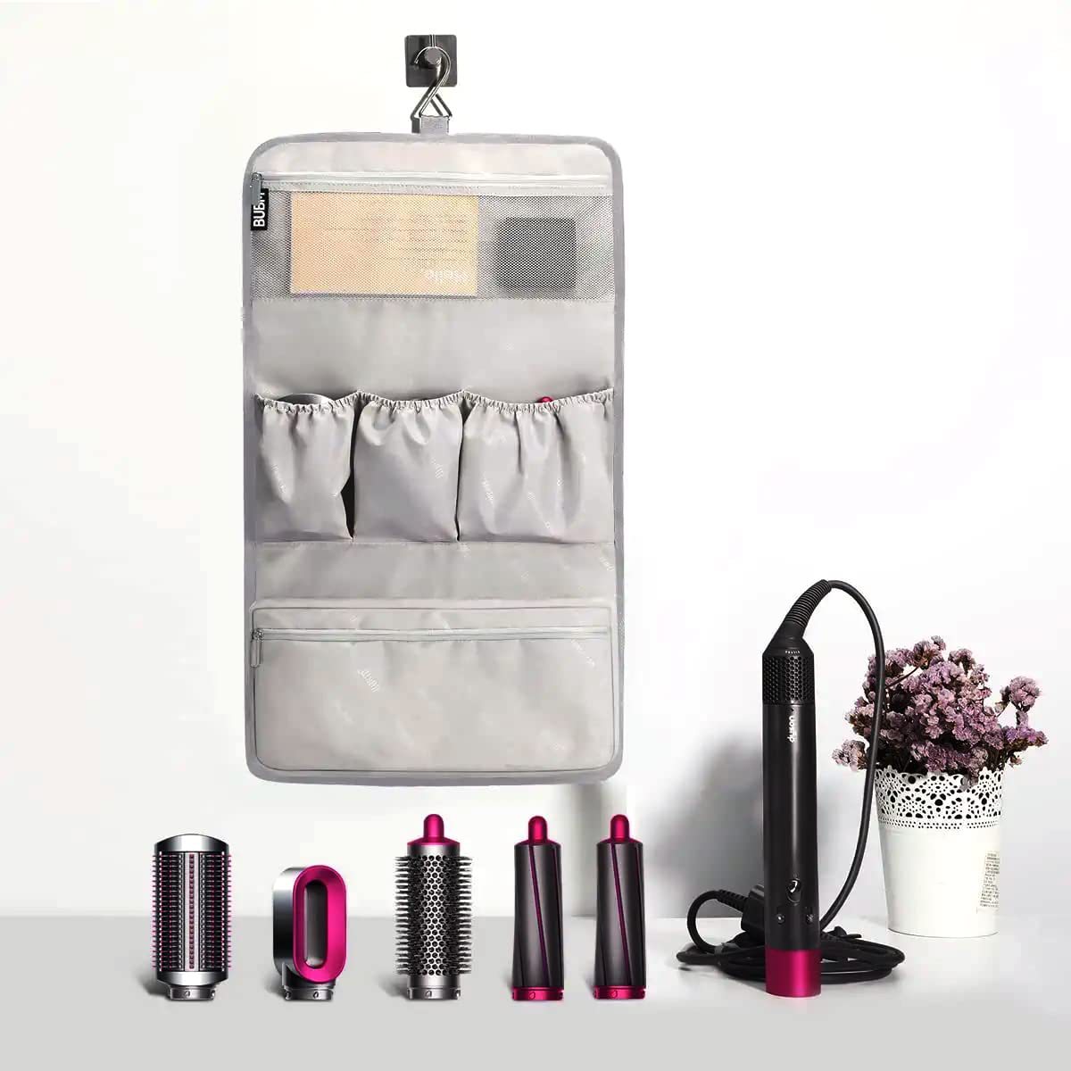Passende Tragbare Reisetasche, Reise-organizer Für Dyson Airstrait, Dyson Airwrap Und Dyson-zubehör (grau)
