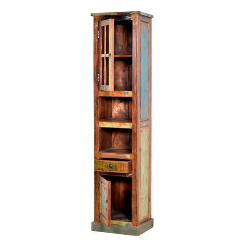 SIT Badhochschrank »RIVERBOAT«, BxHxT: 44 x 189 x 34 cm, Altholz - bunt