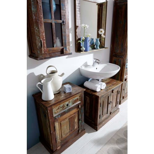 SIT Badezimmer-Unterschrank »RIVERBOAT«, BxHxT: 66 x 60 x 43 cm, Altholz - bunt