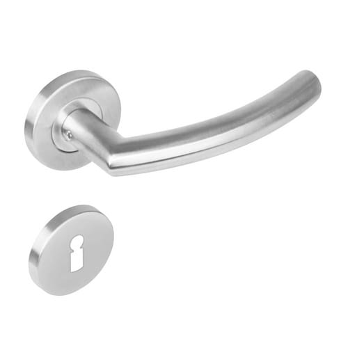 Intersteel Türdrücker »halbrund«, D.53x8mm BB-Rosetten