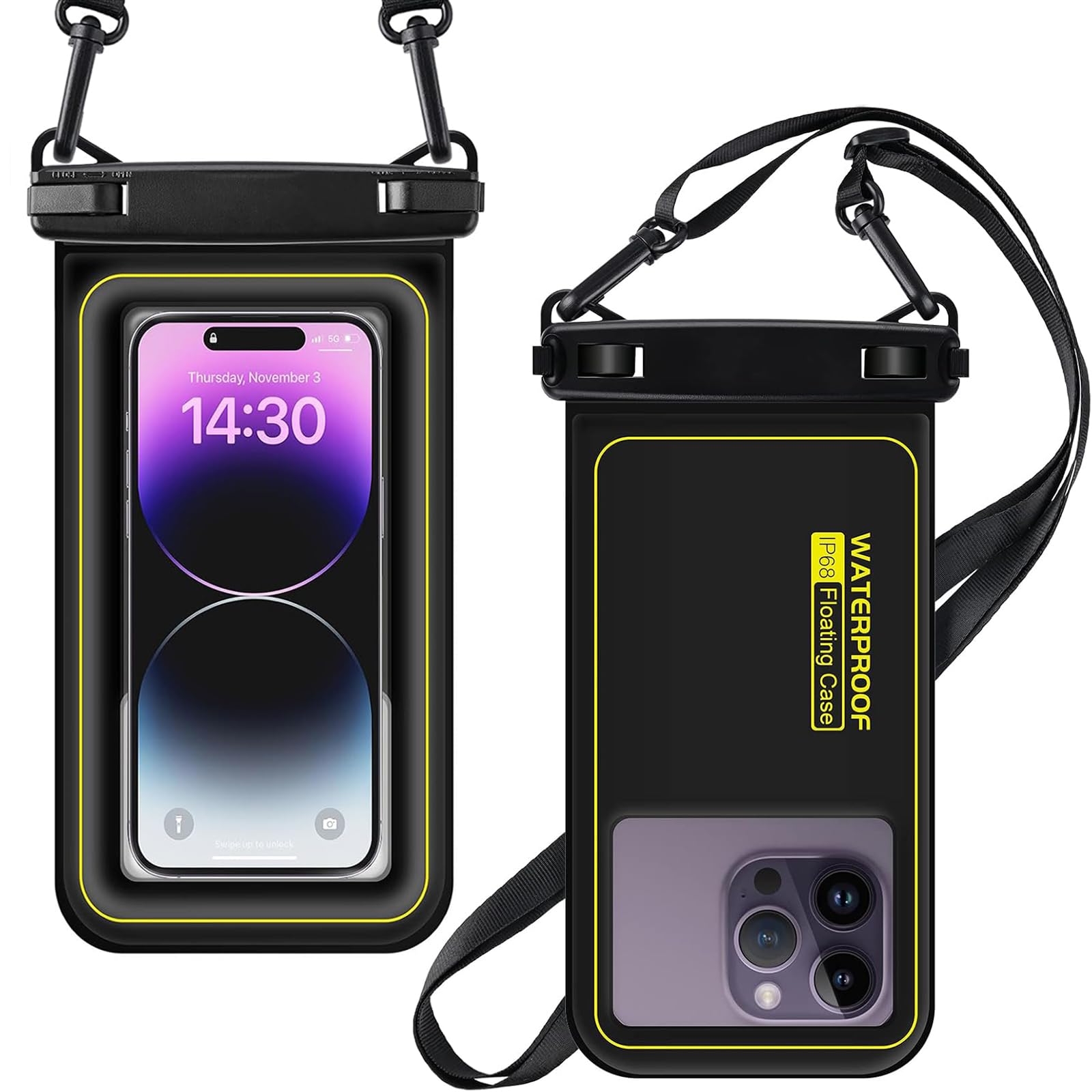 Wasserdichte Smartphone-tasche Ipx8 Wasserdichte Handytasche Für Iphone 15 14 13 12 11 Pro Max Plus Samsung Galaxy S23 S22 S21 Huawei Xiaomi Bis Zu 6,8" Mit Verstellbarem Seil