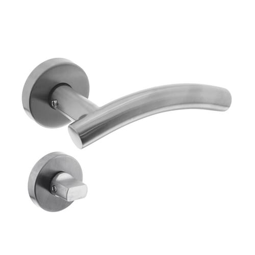 Intersteel Türdrücker »gebogen«, D.50x10 mm WC 8 mm stift