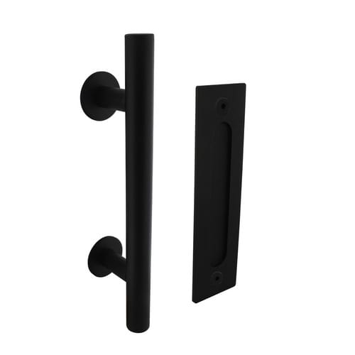 Intersteel Schiebetürgriff, schwarz, Stahl