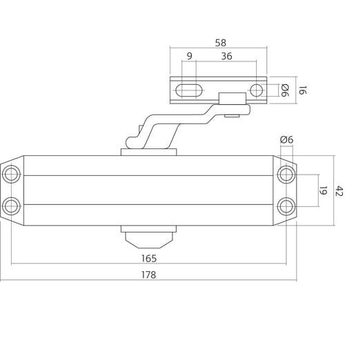 Intersteel Türschließer, DR122