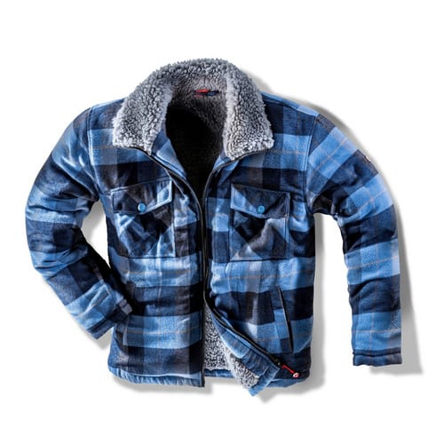 BULLSTAR Jacke »WORXTAR«, taubenblau/schwarz, Polyacryl, Gr. S
