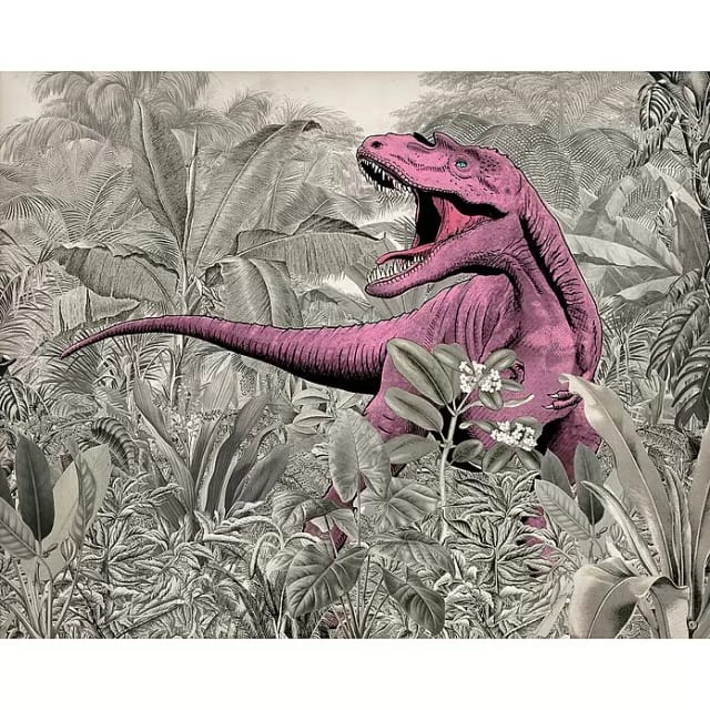 KOMAR Vliestapete »Into Adventure«, Breite 350 cm, matt - rosa
