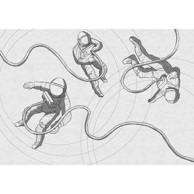 KOMAR Vliestapete »Into Adventure«, Breite 400 cm, matt - weiss