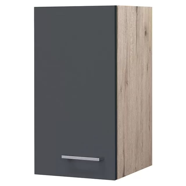 Flex-Well Hängeschrank »Morena«, Basaltgrau/San Remo Eiche, grau, melaminbeschichtete Spanplatte