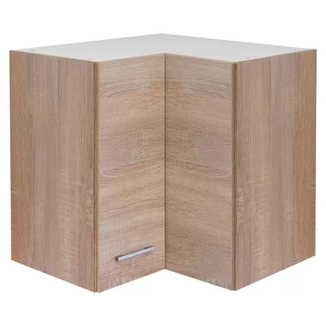 Flex-Well Eck-Hängeschrank »Samoa«, Sonoma Eiche, weiß/braun, melaminbeschichtete Spanplatte - weiss