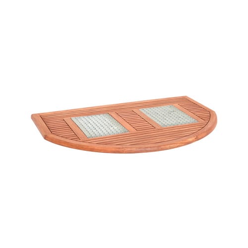 MERXX Fußrost, eukalyptusholz|verzinkt, 64 x 640 mm - beige