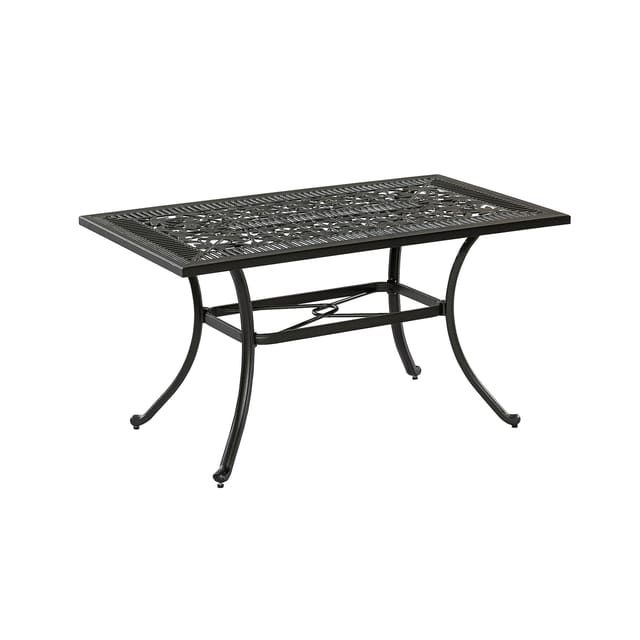 MERXX Gartentisch, BxHxT: 80 x 73 x 80 cm, Tischplatte: Aluminium - schwarz