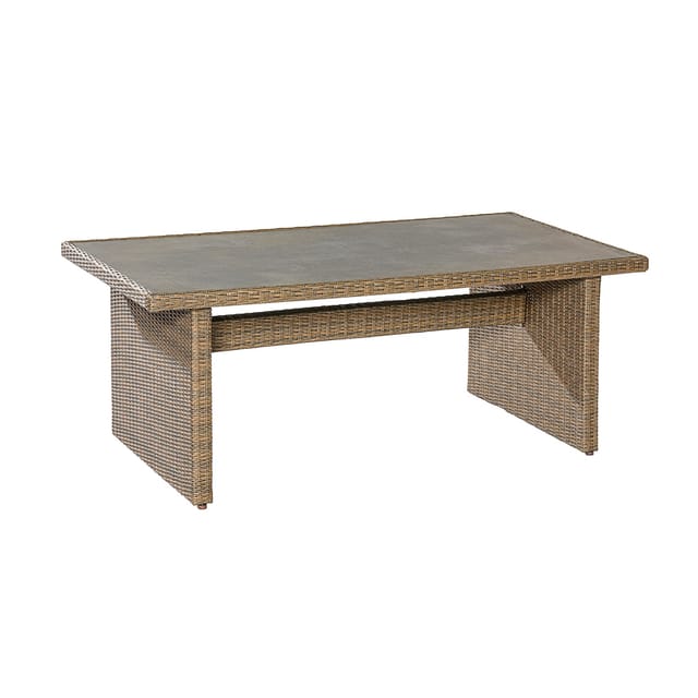 MERXX Gartentisch, BxHxT: 200 x 74 x 100 cm, Tischplatte: Sicherheitsglas - beige