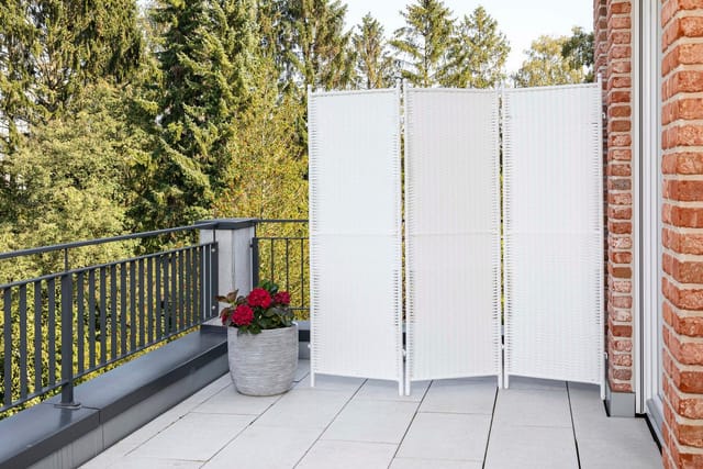 MERXX Paravent, BxH: 183 x 183 cm, weiß - weiss