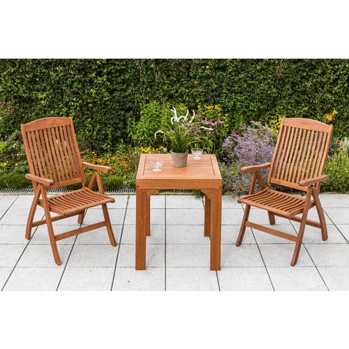 MERXX Gartenmöbelset »Maracaibo«, Holz, 3-teilig - beige