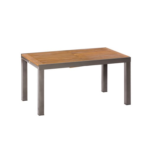 MERXX Gartenmöbelset »Santorin«, 4 Sitzplätze, Aluminium/Akazienholz - grau