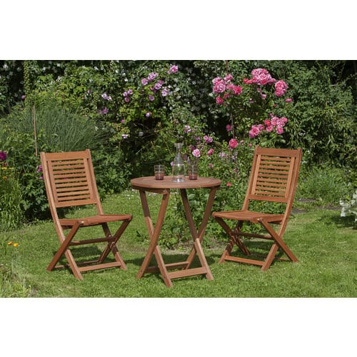 MERXX Gartenmöbelset »Cordoba«, Holz, 3-teilig - beige