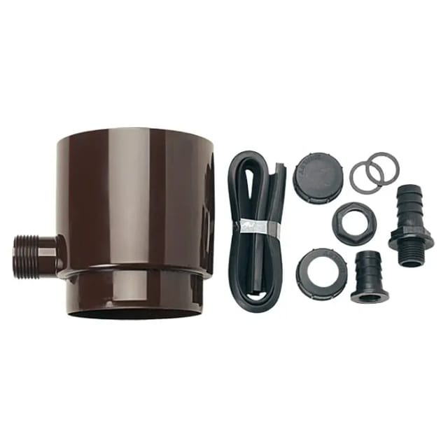 MARLEY Regensammler, Nennweite: 75 mm, Polyvinylchlorid (PVC) - braun