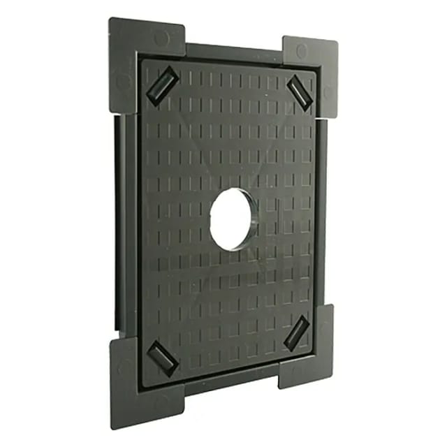 MARLEY Fliesenrahmen, Kunststoff (PVC), BxL: 18,9 cm x 23,9 cm - schwarz