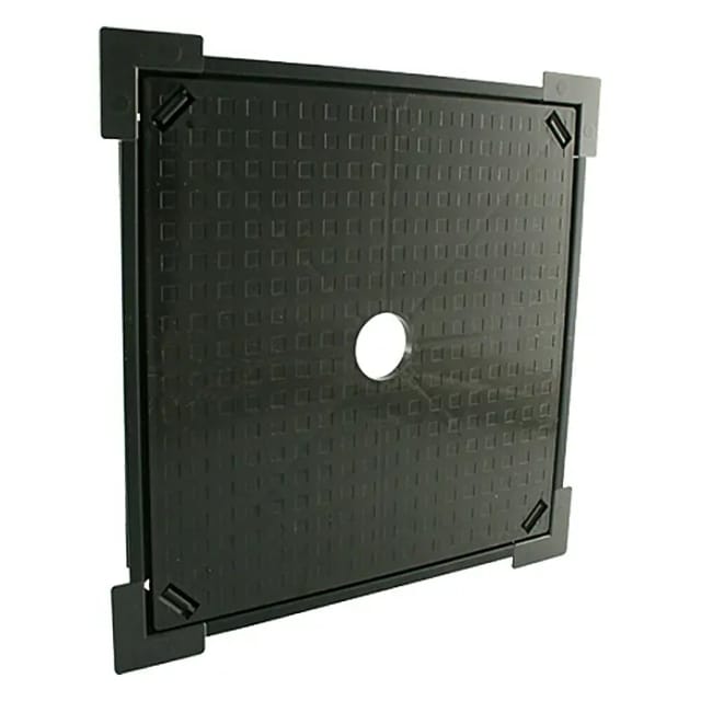 MARLEY Fliesenrahmen, Kunststoff (PVC), BxL: 34,1 cm x 34,1 cm - schwarz