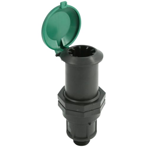 MARLEY Wassersteckdose »Kaltwasserleitung«, Kunststoff (PP), 3/4 Zoll - schwarz