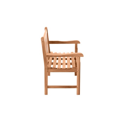Möbilia Gartenbank, Holz, 2-Sitzer, BxH: 120 x 92 cm - beige