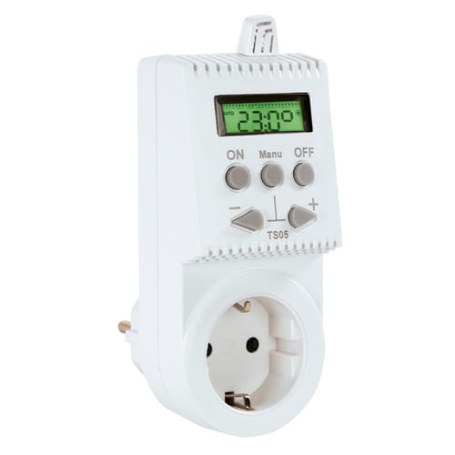 Vitalheizung Steckdosenthermostat, weiß, BxHxL: 6 x 9 x 14 cm, für Infrarotheizung HVH - weiss
