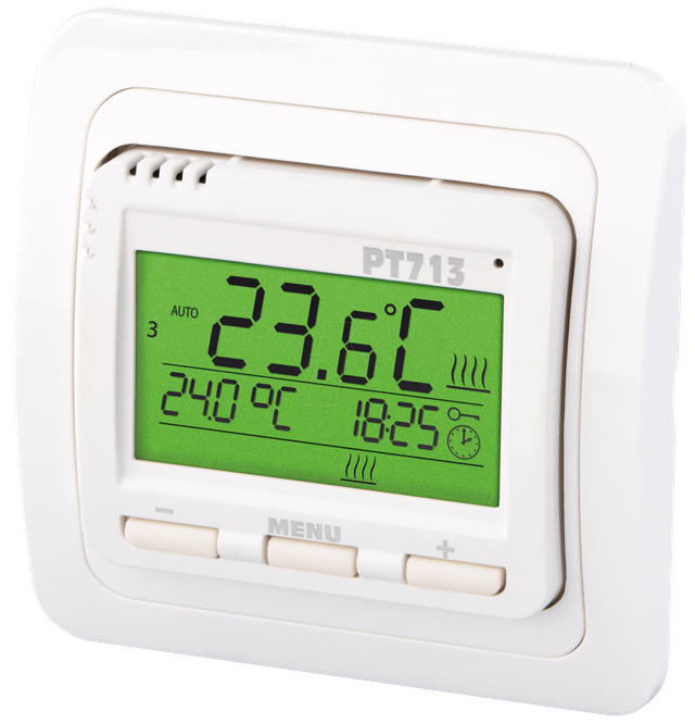 Vitalheizung Raumthermostat, weiß, BxHxL: 8,1 x 4,7 x 8,1 cm, für Infrarotheizung u. Bodenheizung HVH - weiss