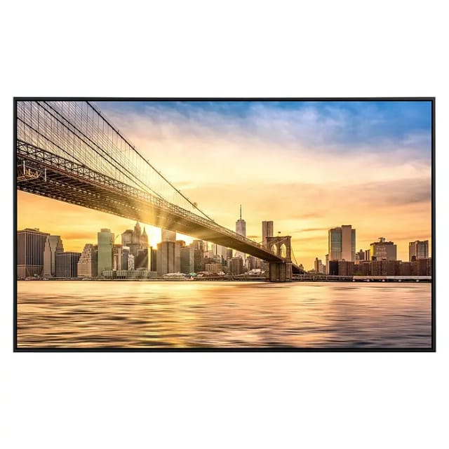 papermoon Infrarotheizung »EcoHeat - Brooklyn Bridge Sonnenuntergang«, Matt-Effekt - bunt