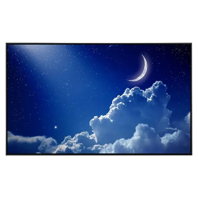 papermoon Infrarotheizung »EcoHeat - Nachthimmel mit Mond«, Matt-Effekt - bunt