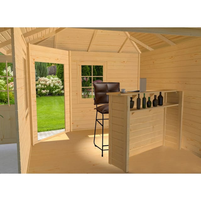 WEKA Tresenbausatz, Holz, natur - beige