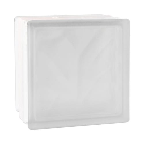Fuchs Design Glasbaustein isoliert, BxH: 190 x 190 mm - weiss