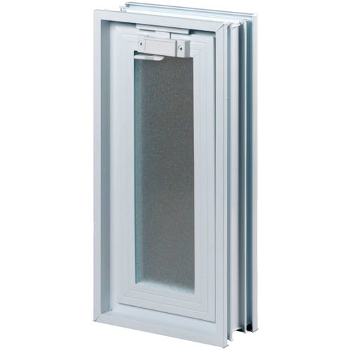 Fuchs Design Lüftungsfenster, BxHxT: 19 x 38 x 8 cm, 2.9 W/mK - weiss