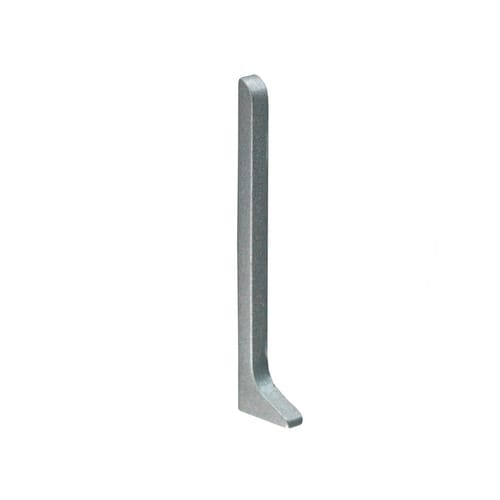 Fuchs Design Sockelleiste Endstück rechts, Aluminium, silberfarben matt