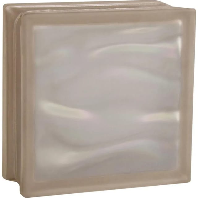 Fuchs Design Glasbaustein, BxH: 190 x 190 mm - beige