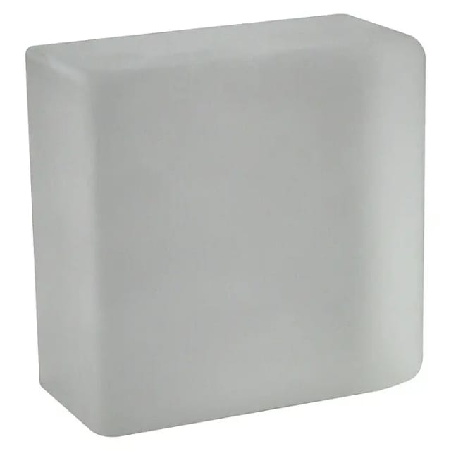 Fuchs Design Glasziegel, BxH: 100 x 100 mm - weiss