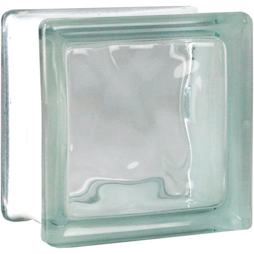Fuchs Design Glasbaustein, BxH: 115 x 115 mm - weiss