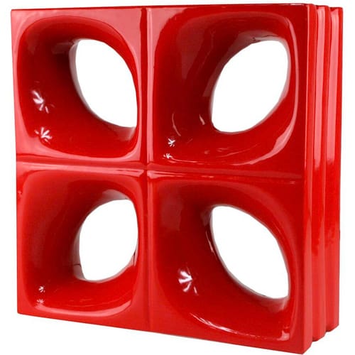 Fuchs Design Keramikstein »Style n Art«, BxH: 240 x 240 mm - rot