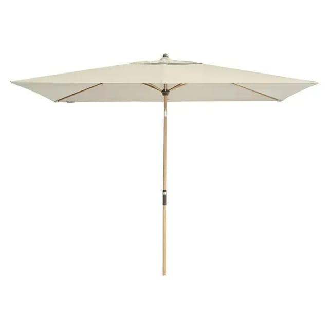 DOPPLER Sonnenschirm »Alu Wood«, BxHxL: 196 x 258 x 298 cm, abknickbar, Sonnenschutzfaktor: 80+ - beige