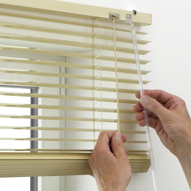 GARDINIA Jalousie, BxL: 120 x 175 cm, Aluminium - beige