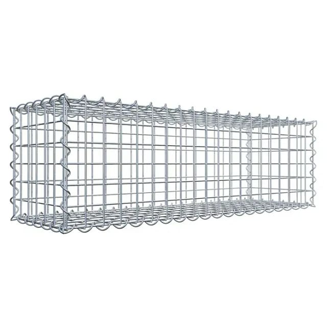 Gabiona Spiralgabione, LxHxT: 100 x 30 x 30 cm - silberfarben