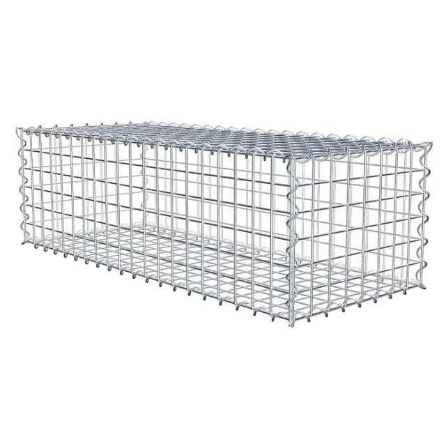 Gabiona Spiralgabione, LxHxT: 100 x 30 x 40 cm - silberfarben